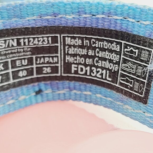 Teva Women's Blue Original Universal Tie-Dye 1124231 Sport Sandals Size US 9 - Picture 8 of 9